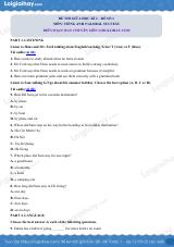 Đề thi giữa kì 2 Tiếng Anh 9 Global Success - Đề số 1